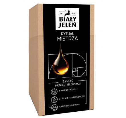 Zestaw kosmetyków Rytuał Mistrza Biały Jeleń (200 ml + 200 ml + 100 g)