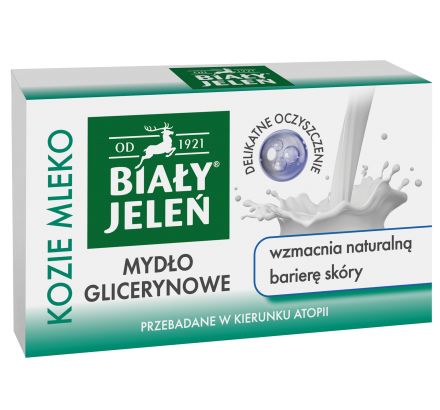 Mydło glicerynowe Kozie mleko BIAŁY JELEŃ 100g